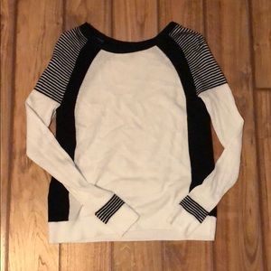 Black and white sweater
